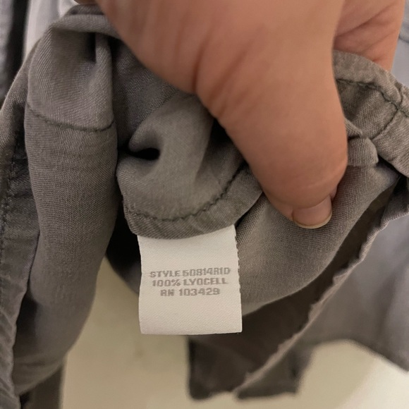 Intro. Gray Lightweight Waterfall Open Front Shawl Jacket Size Large - Picture 8 of 8